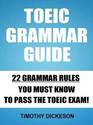 cover image of TOEIC Grammar Guide